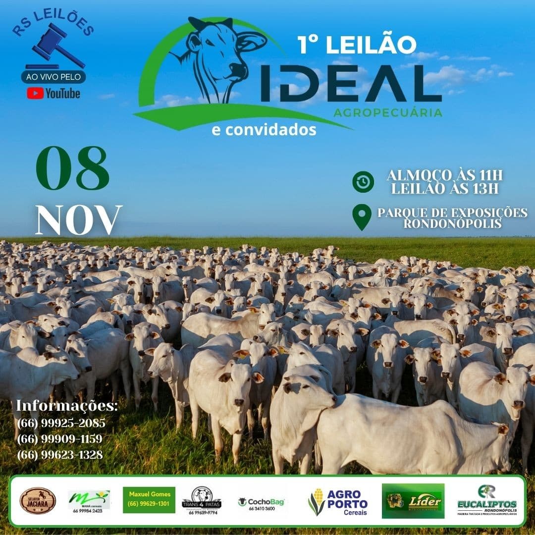1º LEILÃO IDEAL AGROPECUÁRIA E CONVIDADOS